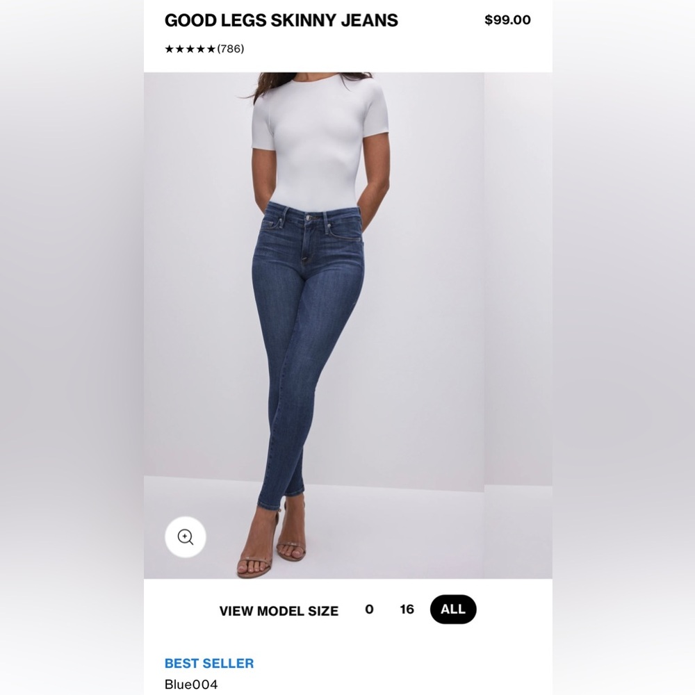 Good American Good Legs Skinny Jeans